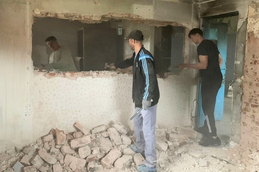 El taller de reparaciones busca dotar de capacidades a los reclusos en el ámbito de la construcción.