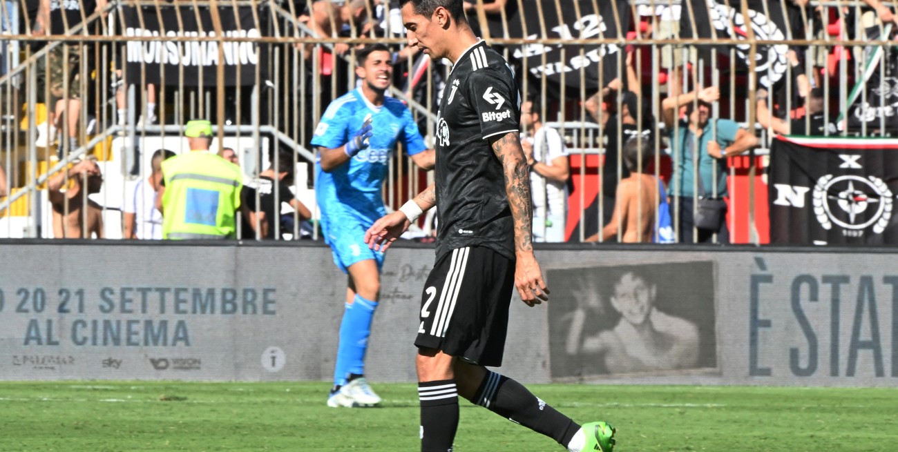 “Haber perdido es culpa mía”: el mensaje de Di María tras su expulsión en la derrota de Juventus