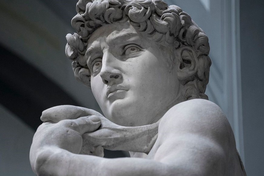 El David, escultura realizada por Miguel Ángel Buonarroti. Foto: Archivo