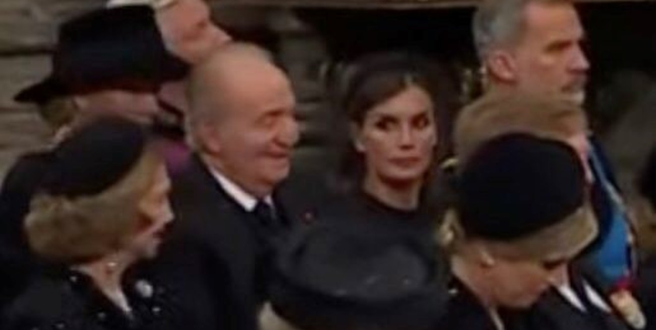 Por el funeral de Isabel II: los cuatro reyes de España, juntos en público por primera vez en cuatro años 
