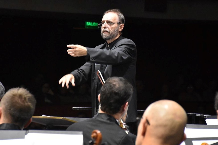 Mariano Moruja, director del Coro. Foto: Archivo El Litoral