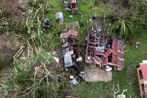 Aerial view of the rural zone of Cuey in the aftermath of Hurricane Fiona, in El Seibo, Dominican Republic, September 20, 2022. REUTERS/Jesus Frias  NO RESALES. NO ARCHIVES