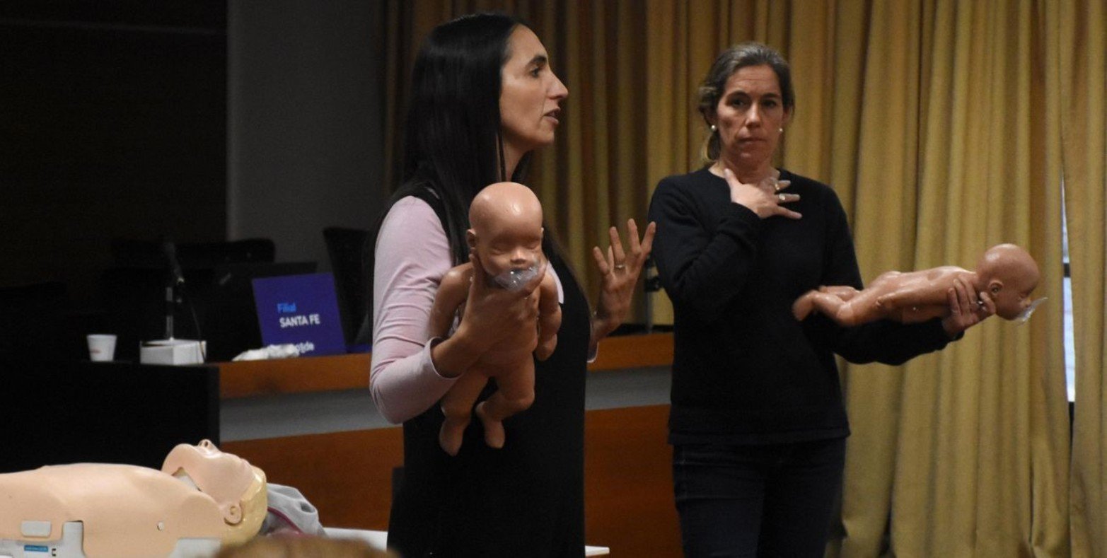 Daniela Pagliaricci, instructora. 