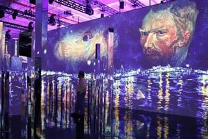 Se trata de un espectáculo multimedia inmersivo para todo público, que le permite al espectador adentrarse, literalmente, en las obras de Van Gogh. Foto: Gobierno de Santa Fe
