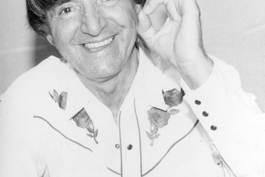 La segunda visita a nuestra redacción fue en 1994. Archivo El Litoral