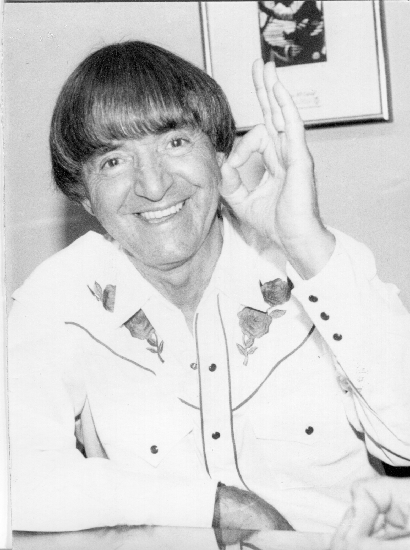 Carlos Balá retratado por el reportero gráfico de El Litoral Amancio Alem en 1984..