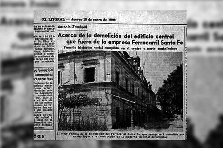 Para aquellos tiempos, había resistencia a la demolición de ese edificio histórico.