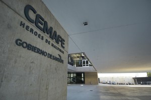 Uno de los puntos en los que se realizan los controles y se brinda información es el Cemafe.  Pablo Aguirre.