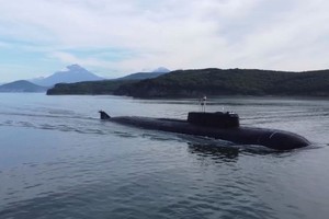 El submarino K-329 Belgorod, portador del  arma nuclear más poderosa. Crédito: Ministerio de Defensa de Rusia