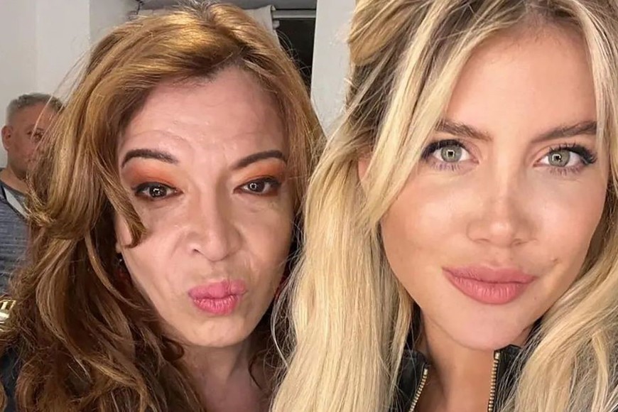 Wanda Nara bromeó con el look de Lizy Tagliani y la humorista la fulminó.