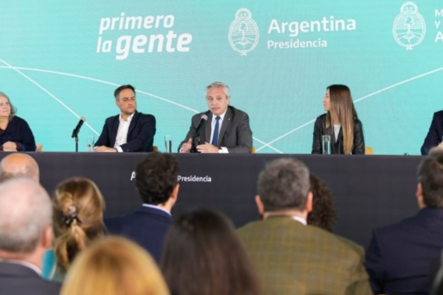 Alberto Fernández presentación y capacitación de la Ley Yolanda. Crédito: Prensa Presidencia