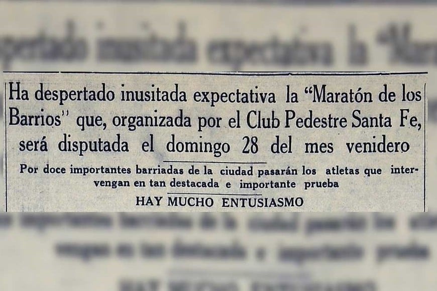 Memorias Santa  Fe - Maraton de los barrios