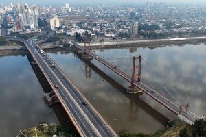El río Paraná presenta una tendencia creciente en los puertos de la región.  Crédito: Fernando Nicola