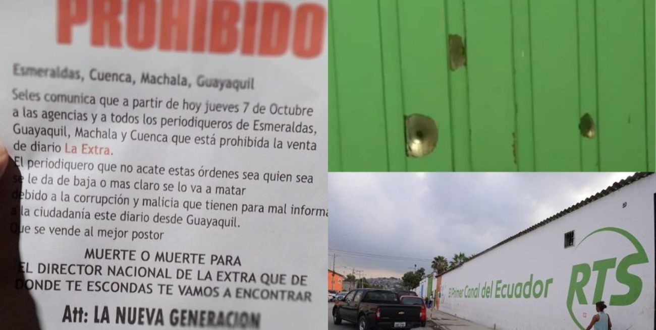 Ecuador: atacaron la sede de un canal de televisión y un diario en Guayaquil 