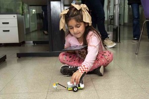 Cierre de taller de robótica CMD Oeste. Foto: Silvio Moriconi