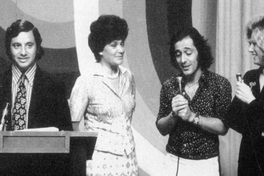 Catania con otros emblemas de los medios santafesinos, Cristinta Buchara, Carlos Peisojovich y Duilia Chiufo. Foto: Archivo El Litoral