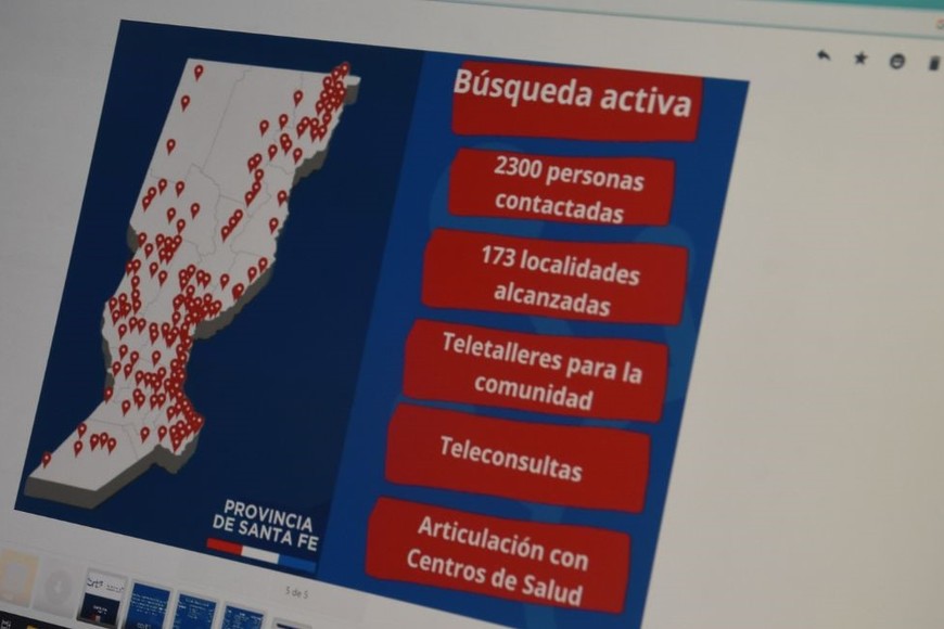 En un mes se hizo contacto con 2300 personas de 173 localidades de toda la provincia. Crédito: Mauricio Garín