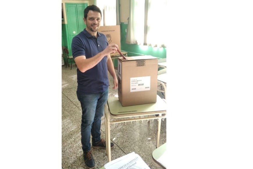 Intendente y candidato oficialista Gonzalo Braidot