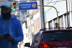 Ciudad 30. Uno de los proyectos del Municipio para modificar la movilidad en Santa Fe. Crédito: Pablo Aguirre.