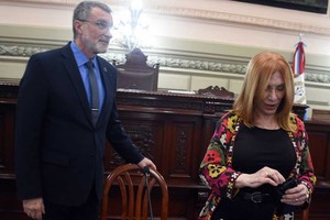 El propio ministro de Seguridad, Rubén Rimoldi, le confesó a sus allegados que la exposición de Ana Morel fue "un papelón". Crédito: Guillermo Di Salvatore