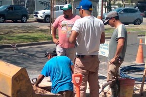 Hundimiento Bv Galvez y Laprida - trabajos de ASSA