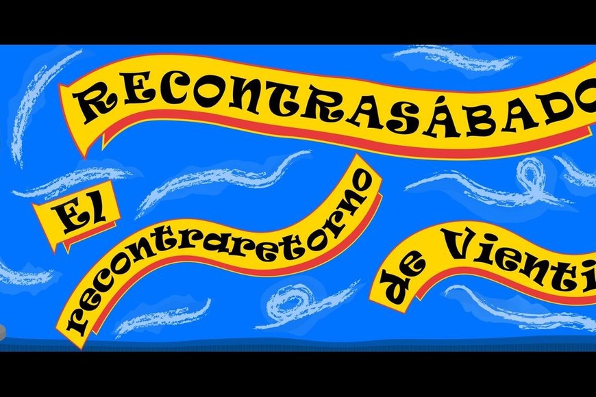 El eje del espectáculo es un programa de televisión de entretenimientos que tiene como marco un pueblo del interior de Córdoba. Foto: Gentileza producción