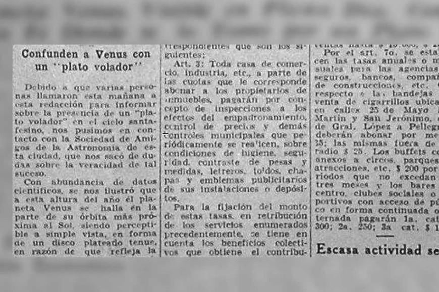Registro de Diario El Litoral, 3 de enero de 1955. Foto: Archivo El Litoral / Hemeroteca Digital Castañeda
