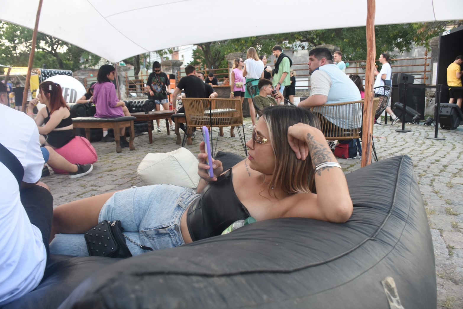 Harlem Festival convoca a una multitud en la Estación Belgrano. Foto Mauricio Garín