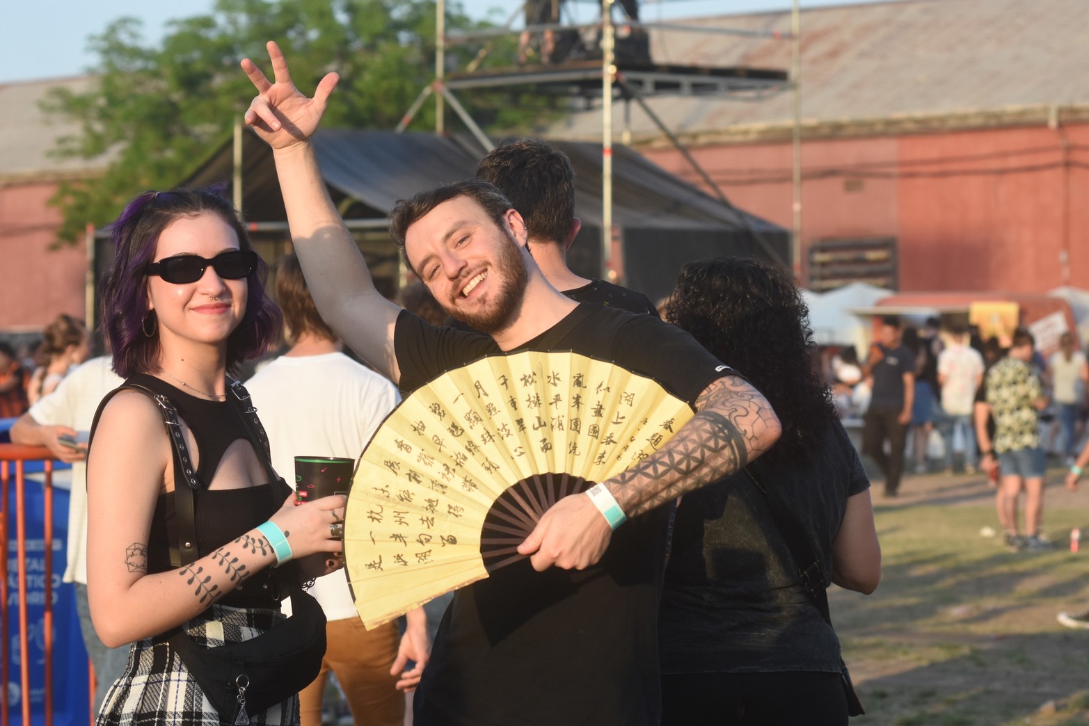 Harlem Festival convoca a una multitud en la Estación Belgrano. Foto Mauricio Garín
