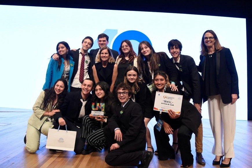 Durante la jornada se realizó el simulacro de actividades de debate e intercambio de ideas con metodología de los modelos de Naciones Unidas.
