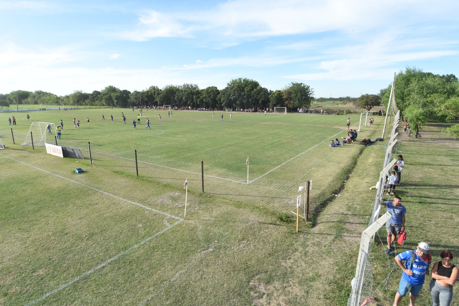 Predio donde se desarrolla el Torneo Infantil de Fútbol Talentito