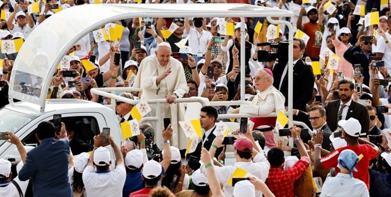 El papa Francisco animó a los jóvenes a "derribar barreras" para mejorar el mundo 