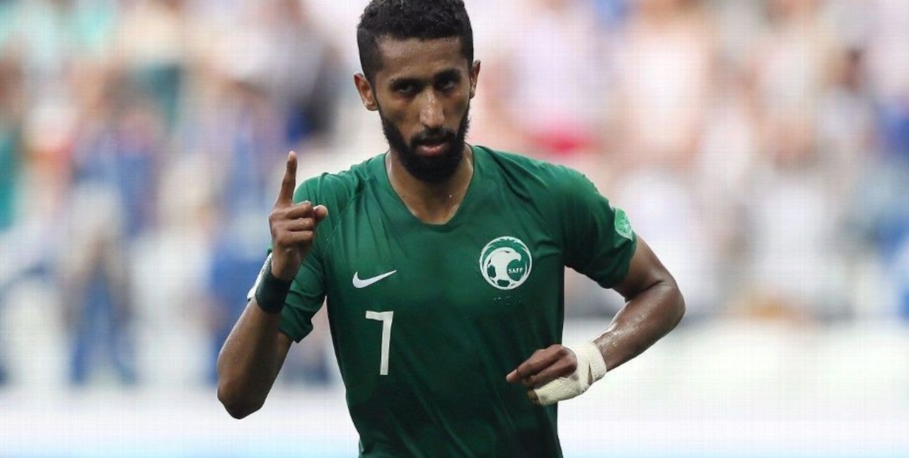 Se lesionó una de las figuras de Arabia Saudita, rival de Argentina en el Mundial de Qatar