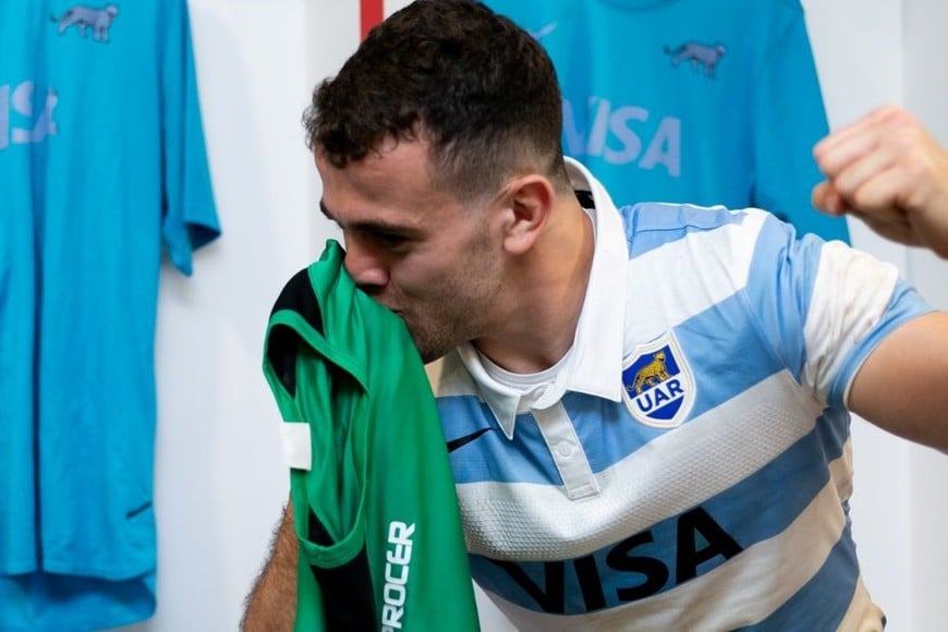 Además del triunfo de Los Pumas, Boffelli también festejó la victoria de Duendes en la final del Torneo del Interior. Crédito: Prensa UAR / Gaspafotos.