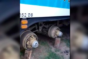 El estado en el que quedó el acoplado.