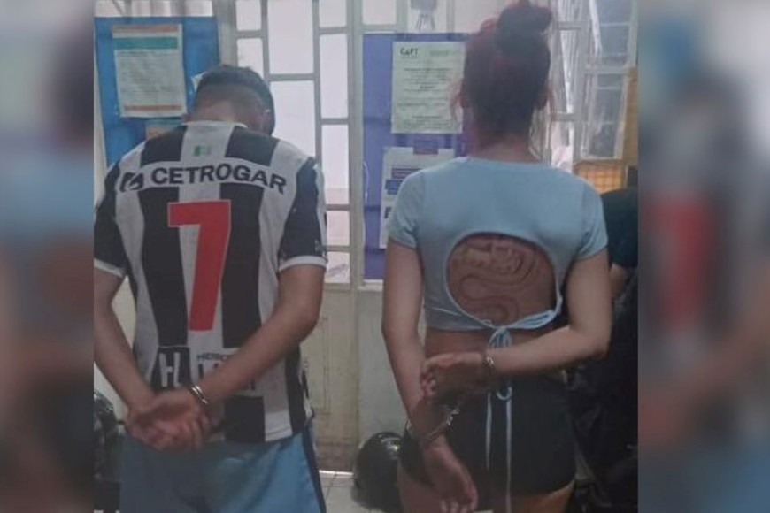 Los dos jóvenes terminaron detenidos.