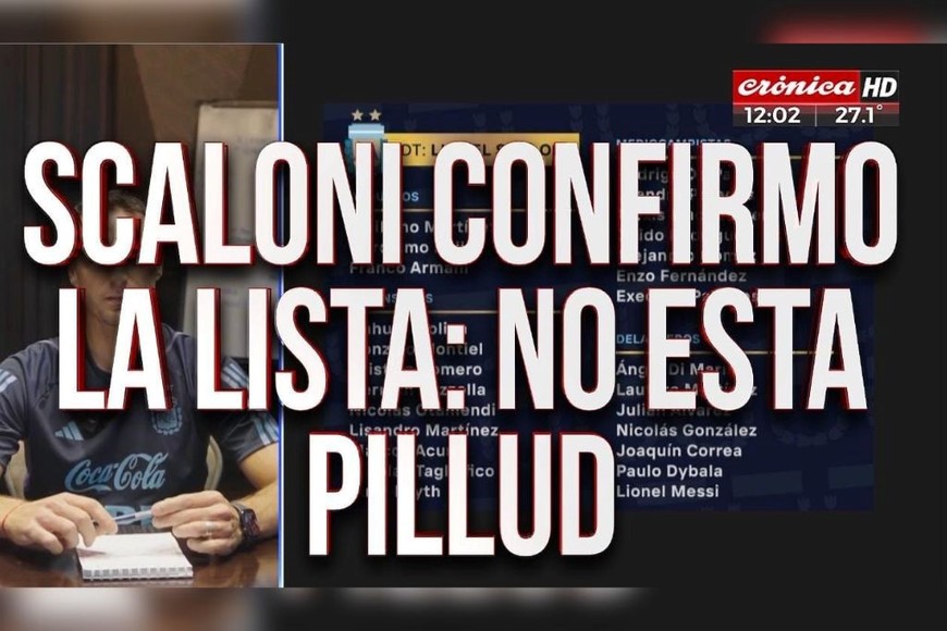 Otro de los memes tras la lista de Scaloni.
