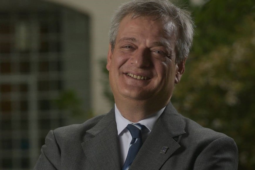 El rector de la UCSF, Mg. Lic. Eugenio Martín De Palma, señaló que las jornadas giraron en torno a cómo hacer realidad la ecología integral en las instituciones educativas. Crédito: Flavio Raina