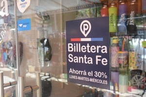 Billetera Santa Fe es un sistema de billetera virtual que permite un descuento del 30% en las compras, con un reintegro de hasta cinco mil pesos por mes. Crédito:  Flavio Raina.