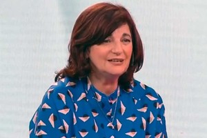 La ministra de Trabajo brindó una entrevista televisiva este domingo por la noche.