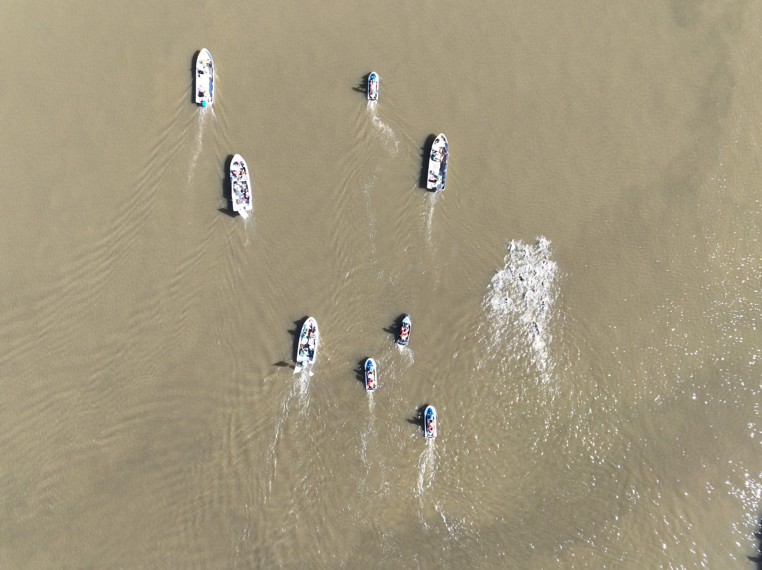 Después de tres años, se volvió a correr el maratón acuático Rio Coronda