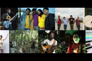 Se seleccionaron cinco artistas chaqueños y estos últimos eligieron, dentro de un menú de proyectos regionales brindados por la producción, a sus pares para trabajar en la deconstrucción de canciones clásicas del Litoral. Foto: Gentileza producción