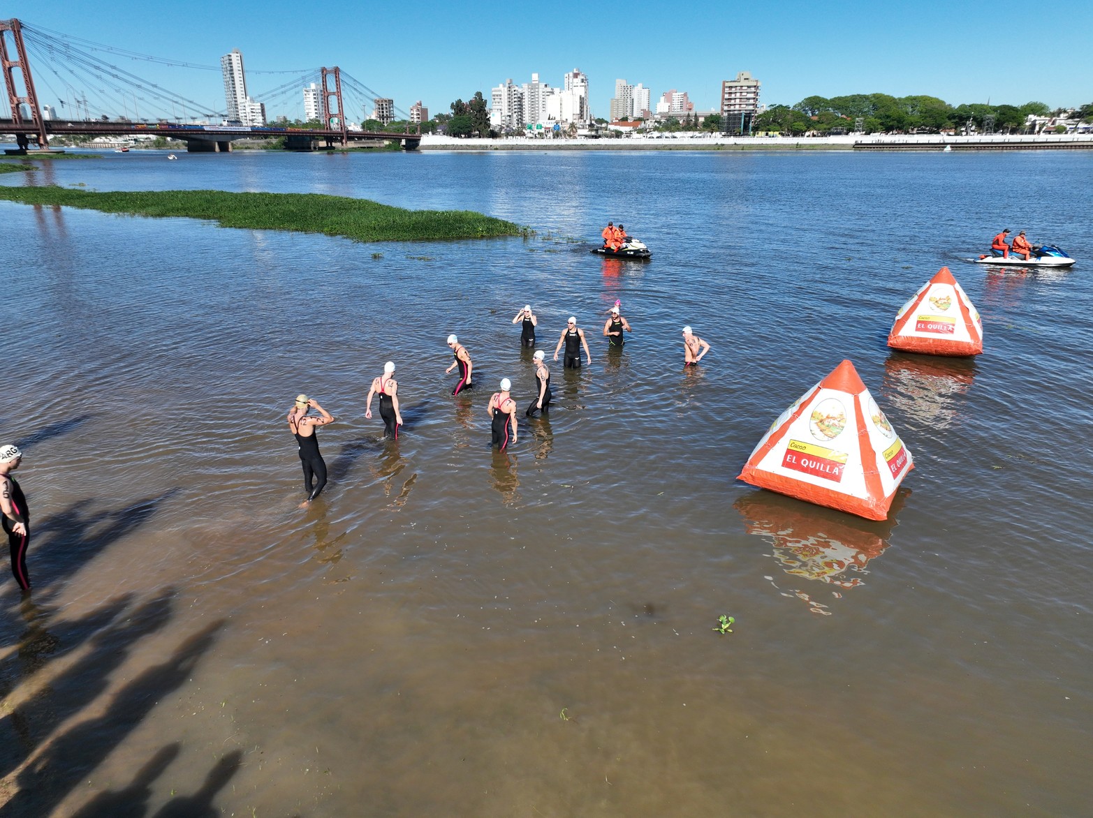 Después de tres años, se volvió a correr el maratón acuático Rio Coronda