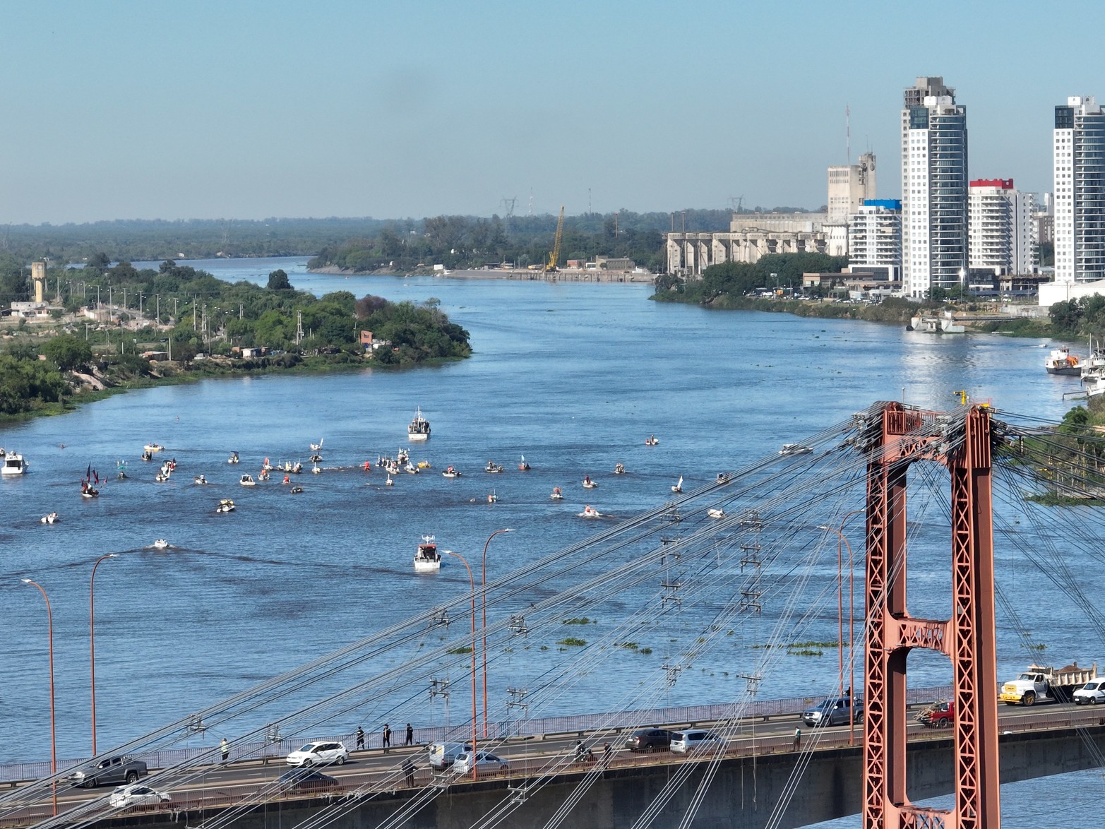 Después de tres años, se volvió a correr el maratón acuático Rio Coronda