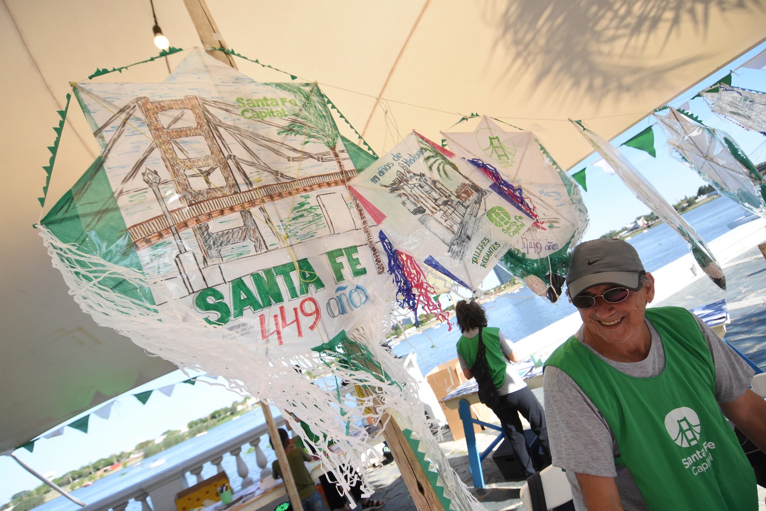 Este martes 15 de noviembre se desarrollan en la Costanera Oeste los festejos organizados por el municipio para celebrar el aniversario 449 de la ciudad de Santa Fe. Foto: Pablo Aguirre
