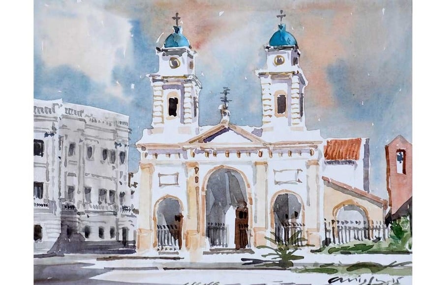 La Catedral de Santa Fe, obra de Mariano Arteaga.