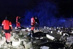 Daños tras una explosión en Przewodow, un pueblo del este de Polonia. Crédito: REUTERS.