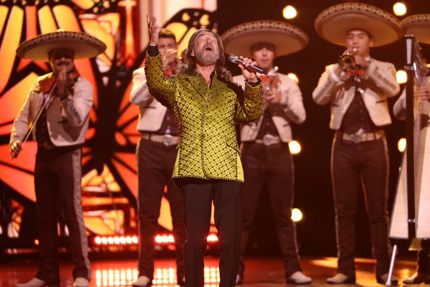 Marco Antonio Solis también dejó su huella en la gala. Crédito: Reuters