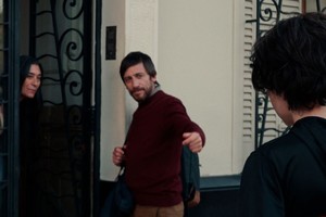 Película "Rinoceronte", de Arturo Castro Godoy: Eva Bianco, Diego Cremonesi y (de espaldas) Vito Contini Brea.