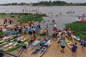 Se llevó a cabo la XXVI Travesía Náutica Cayastá-Santa Fe. Créditos: El Litoral